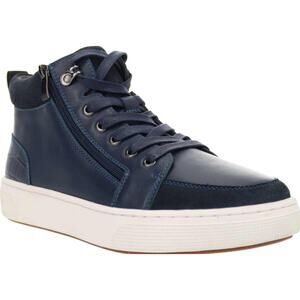 Propet Women's Kasia High-Top Side-Zip Sneaker Navy Leather - Size 9 M